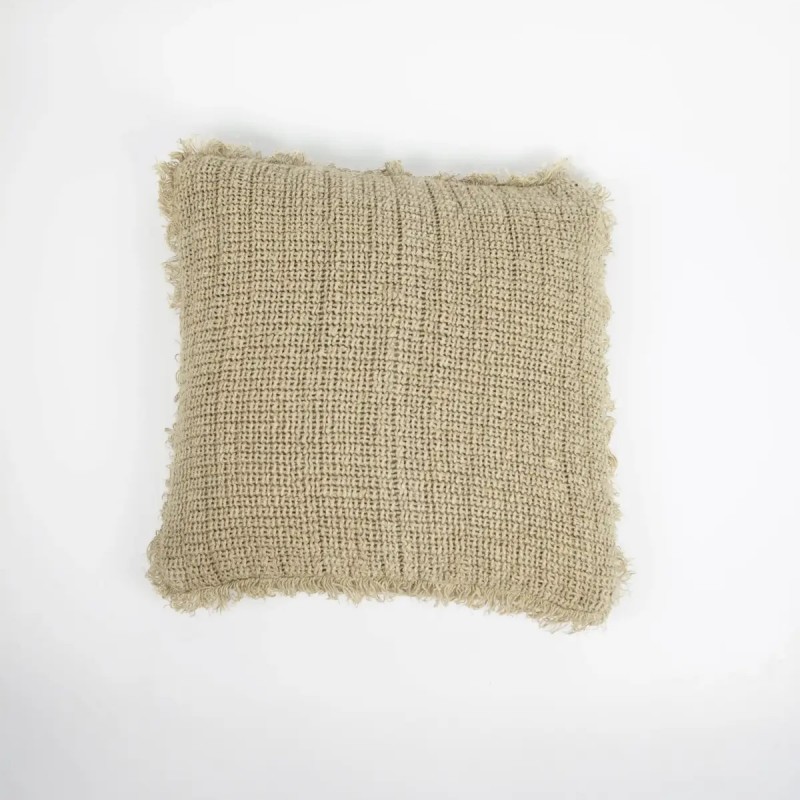 SOHO CUSHION COVER RAW LINEN     - CUSHIONS